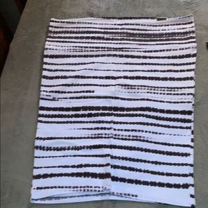 Tie die pencil skirt